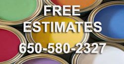 Free Estimates for commercial and residential painting Call 650-580-2327